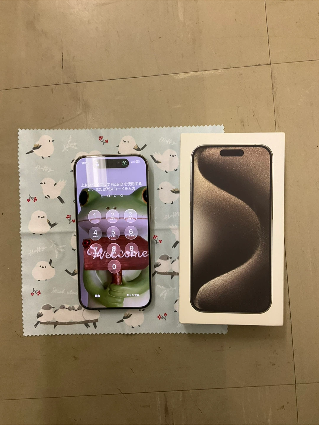 10/29    17時に　iPhone 15Pro   256GB ナチュラルチタニウム　未使用casetifyケース付きの写真2枚目
