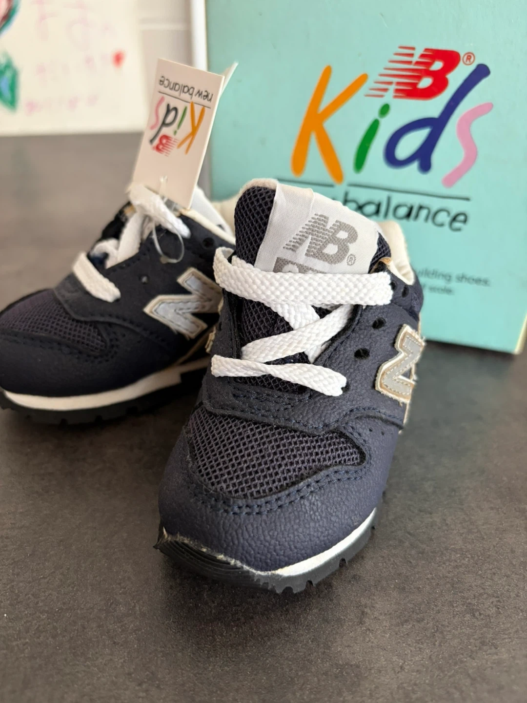 新品ニューバランス ベビーシューズ KF996 NV 10cmの写真2枚目