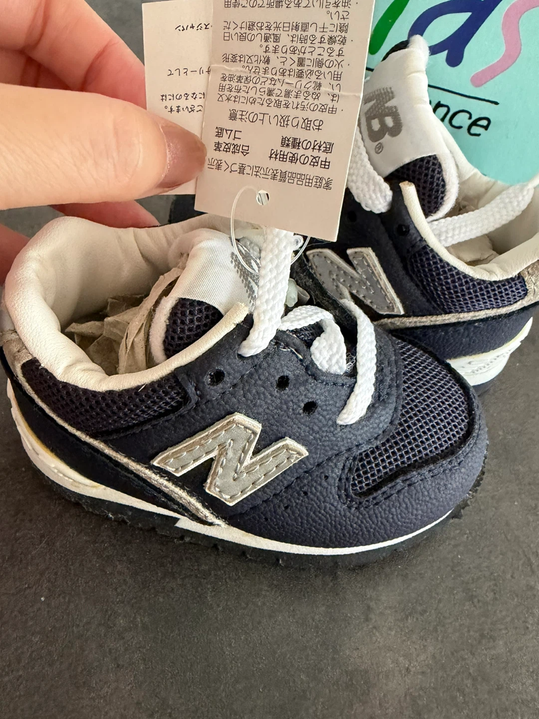 新品ニューバランス ベビーシューズ KF996 NV 10cmの写真5枚目