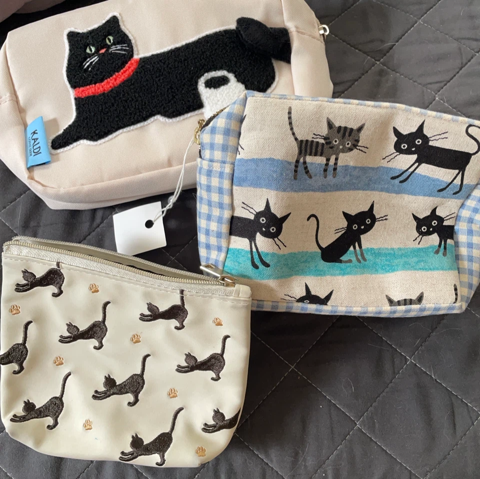 カルディ 猫ポーチ 3点セット