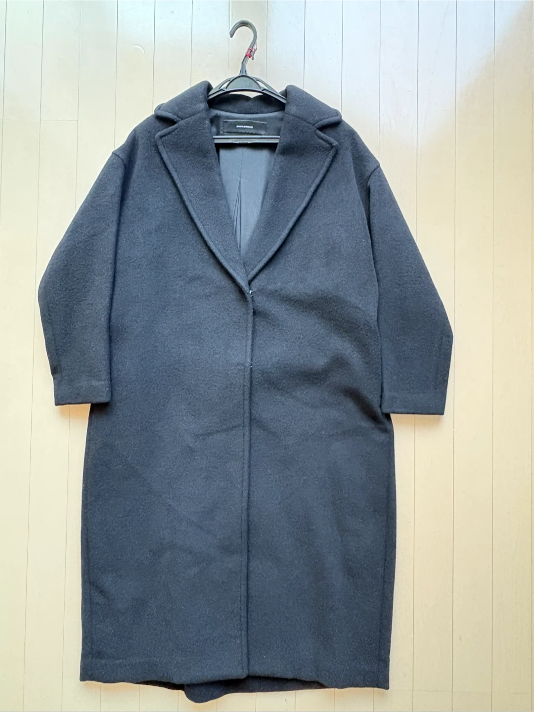 【良品】ジャーナルスタンダード ウールアンゴラコート 黒 M