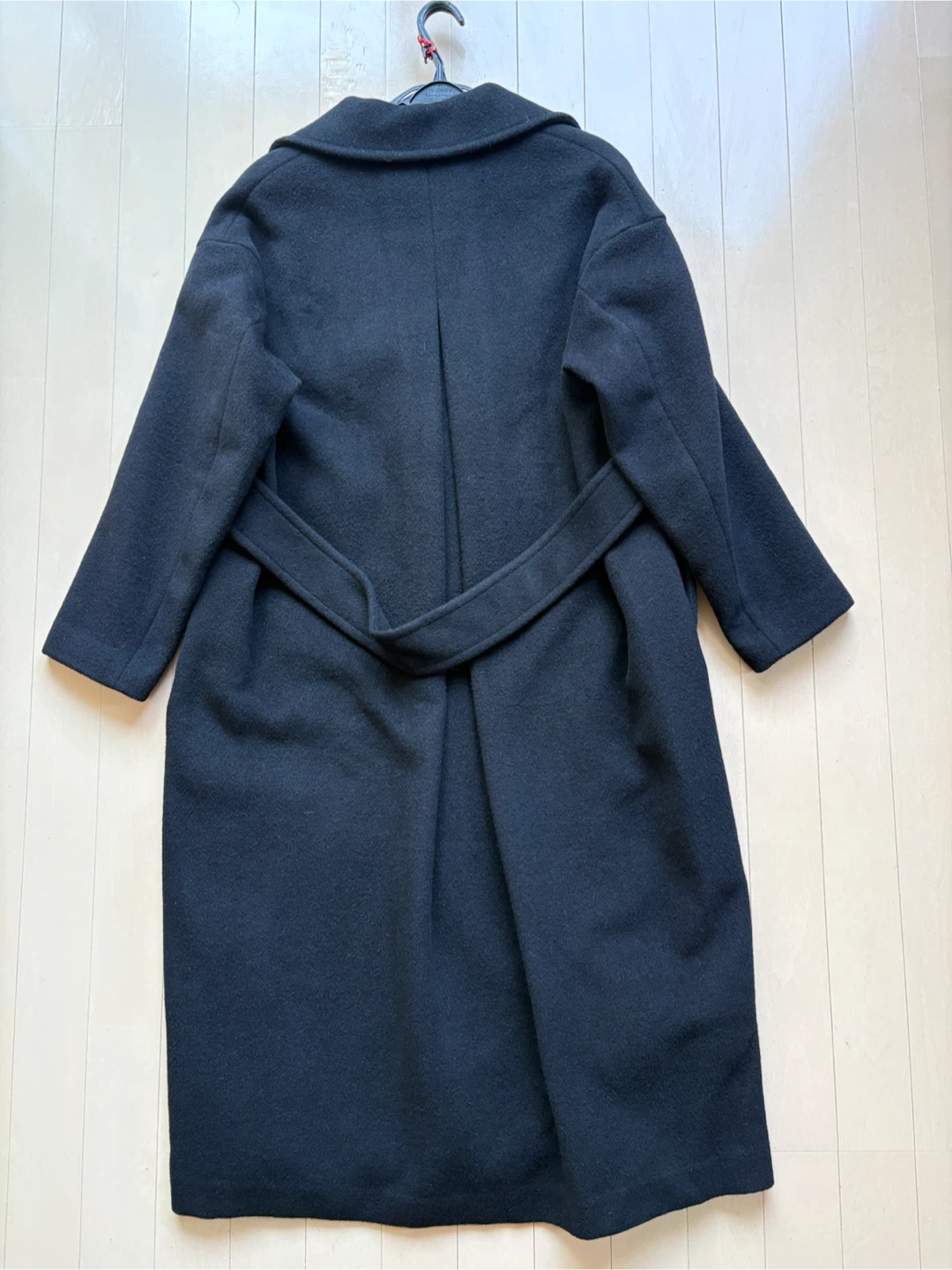 【良品】ジャーナルスタンダード ウールアンゴラコート 黒 Mの写真2枚目