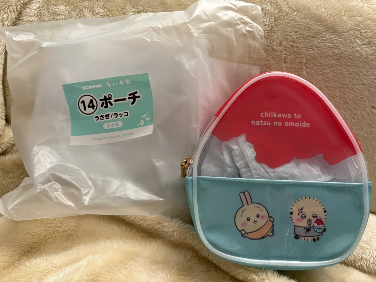 エニマイくじ‼️ちいかわ ポーチ うさぎ ラッコ