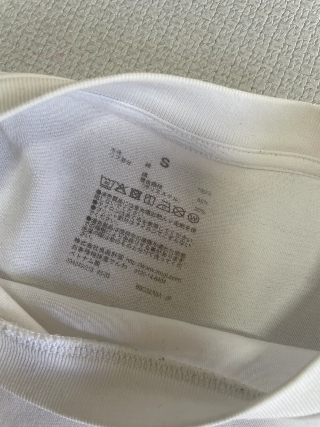 無印良品 レディース 長袖 Tシャツ Sサイズの写真2枚目