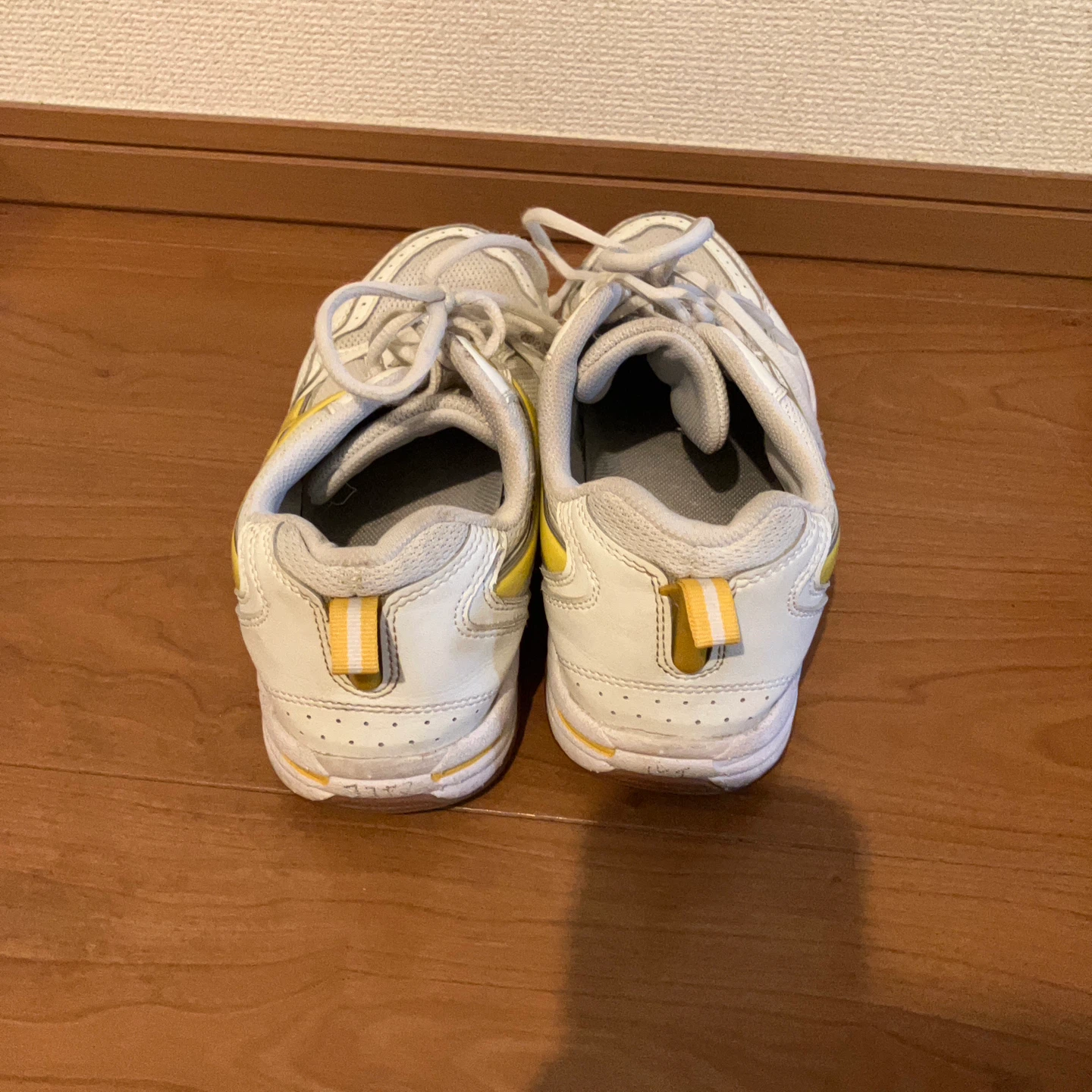ガクシン スニーカー 26.0cm 白×黄の写真2枚目