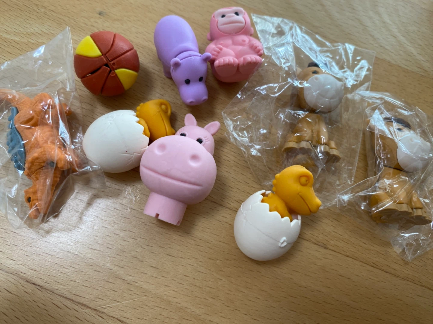 おもしろ消しゴム セット 動物 恐竜