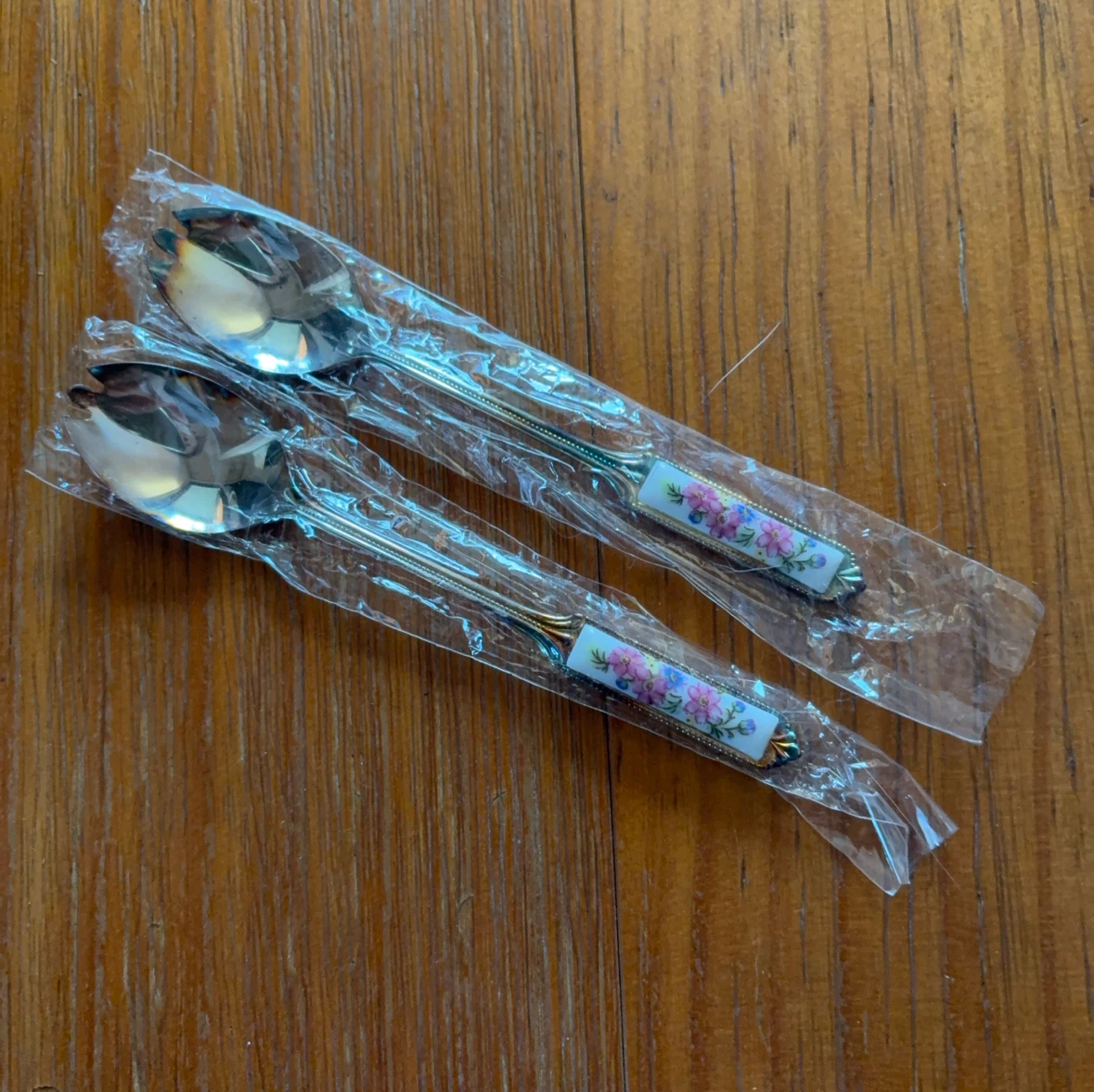 花柄 スプーン 2本セット