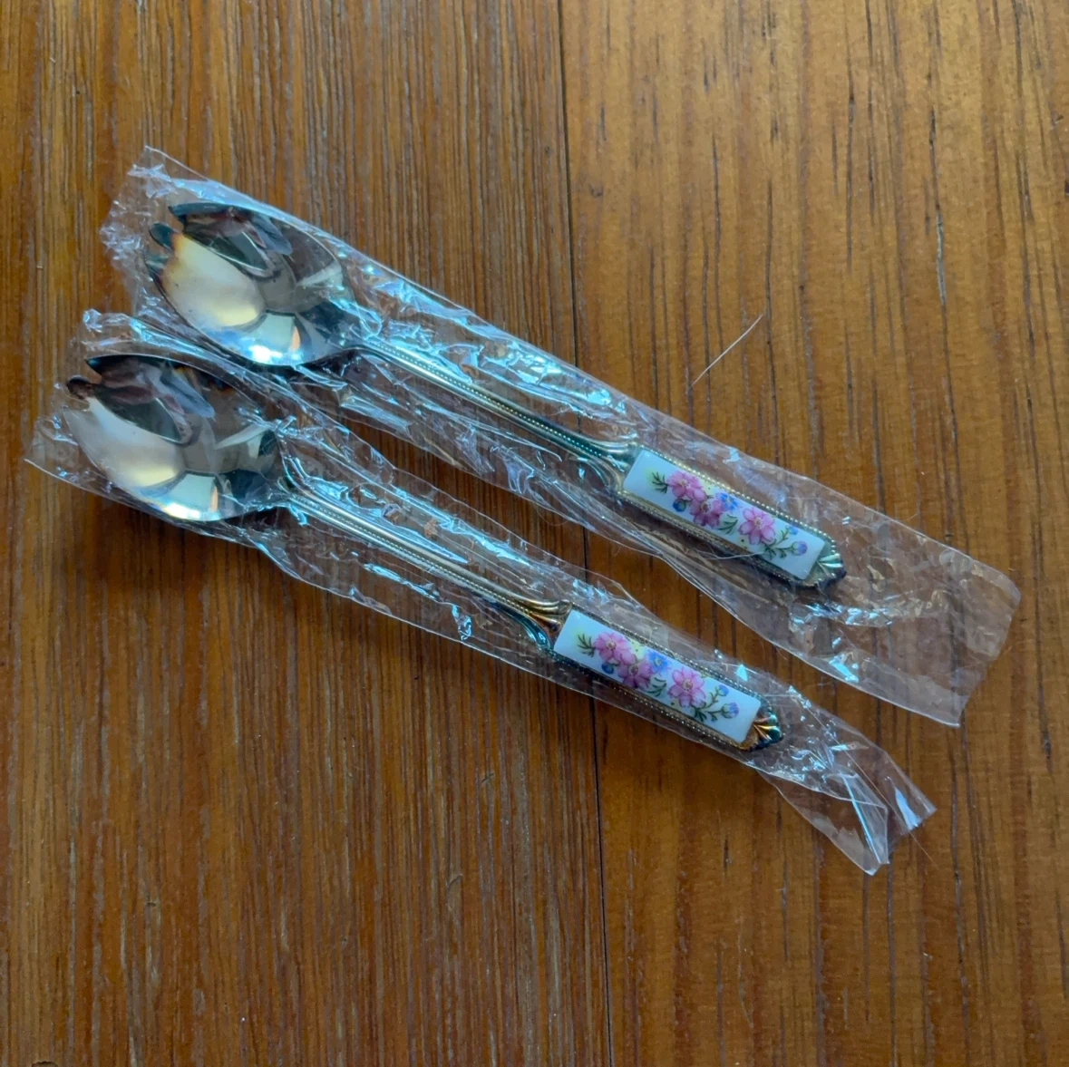 花柄 スプーン 2本セット