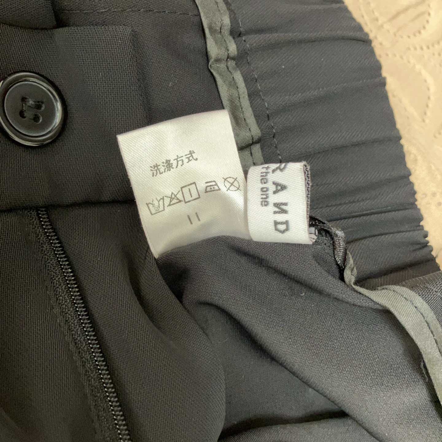 DEB you're ワイドパンツ ブラック Mサイズの写真5枚目