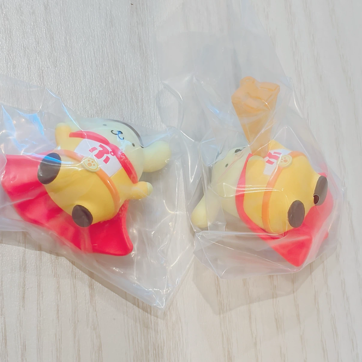 ポムポムプリン ポムポムヒーロー　カプセルトイ　フィギュア 2点セット