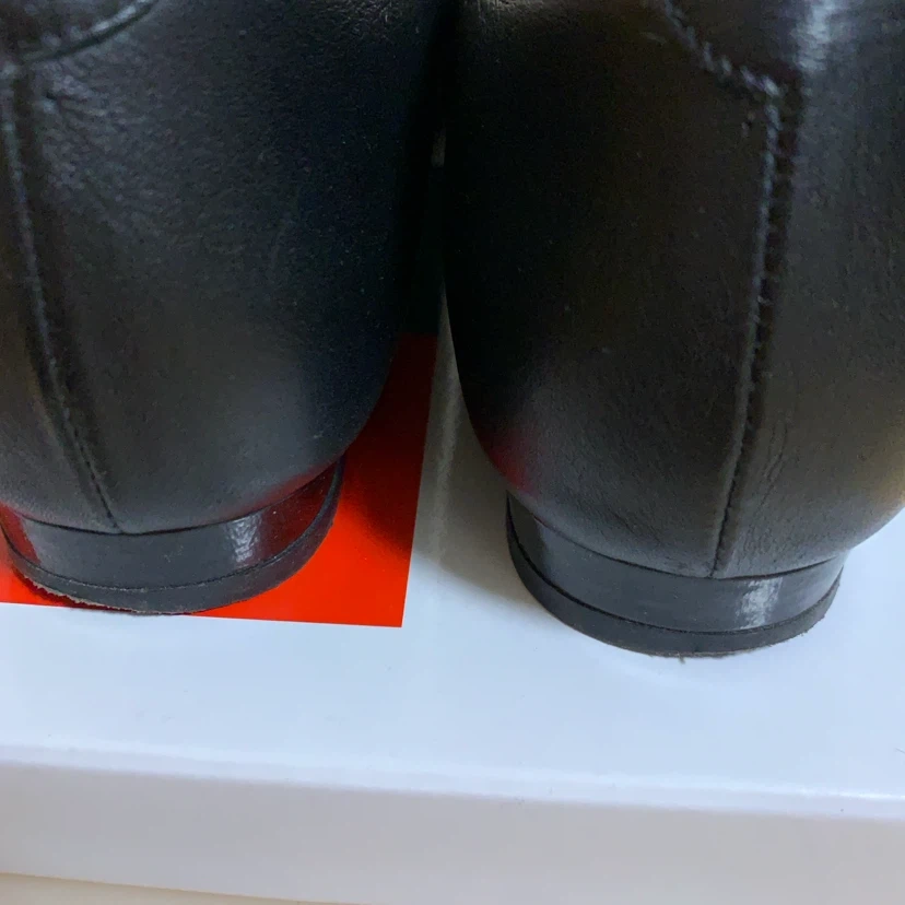 銀座かねまつ パンプス 黒の写真4枚目