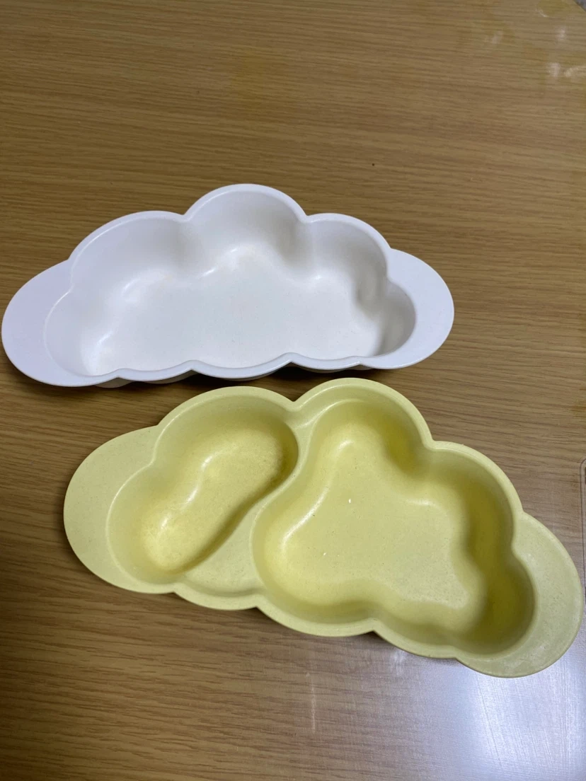 【中古】10mois ディモワ 雲型プレート 2枚セット