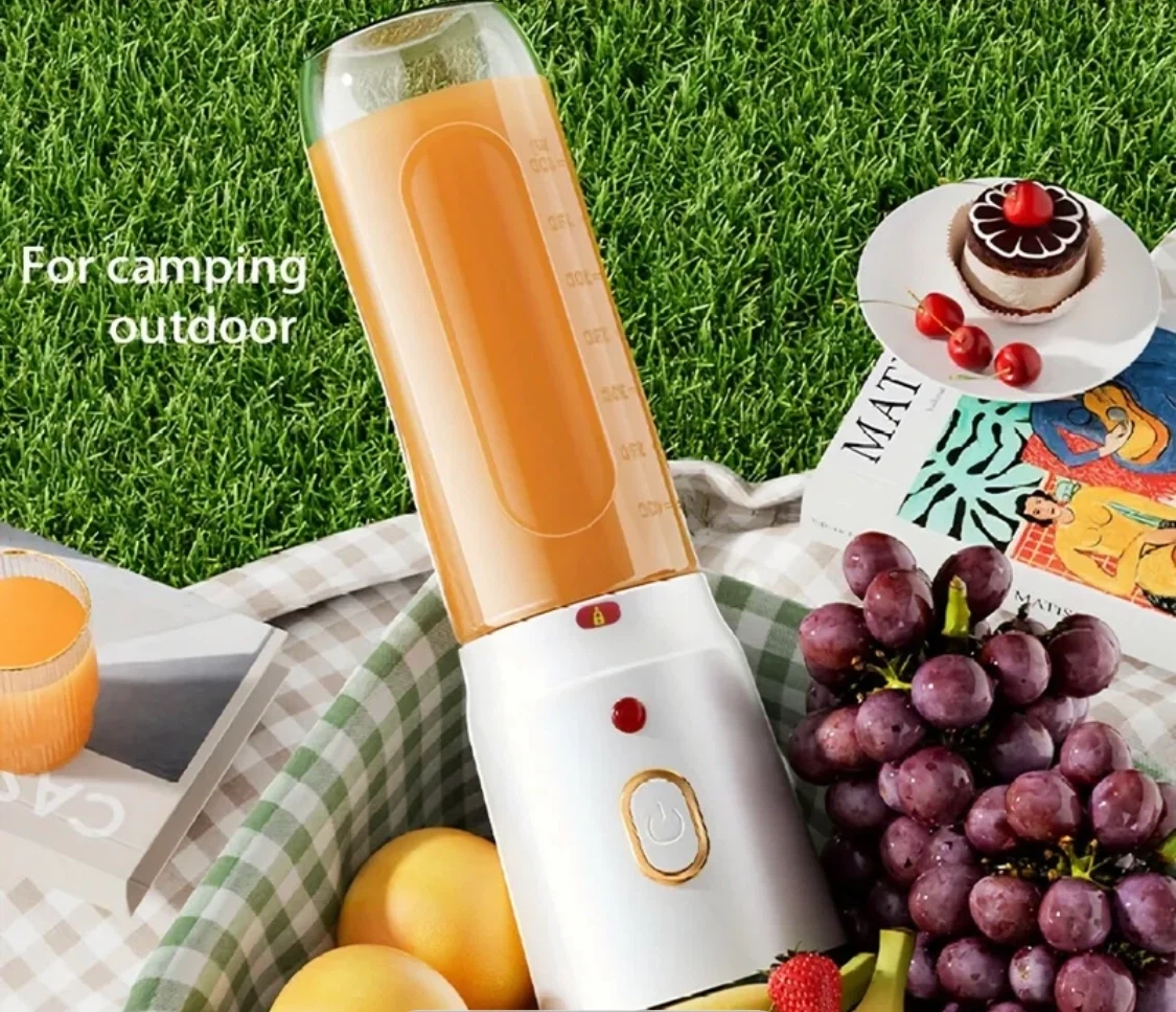 👨🍳💕充電式ポータブルミキサー 450ml ホワイト🌟✨