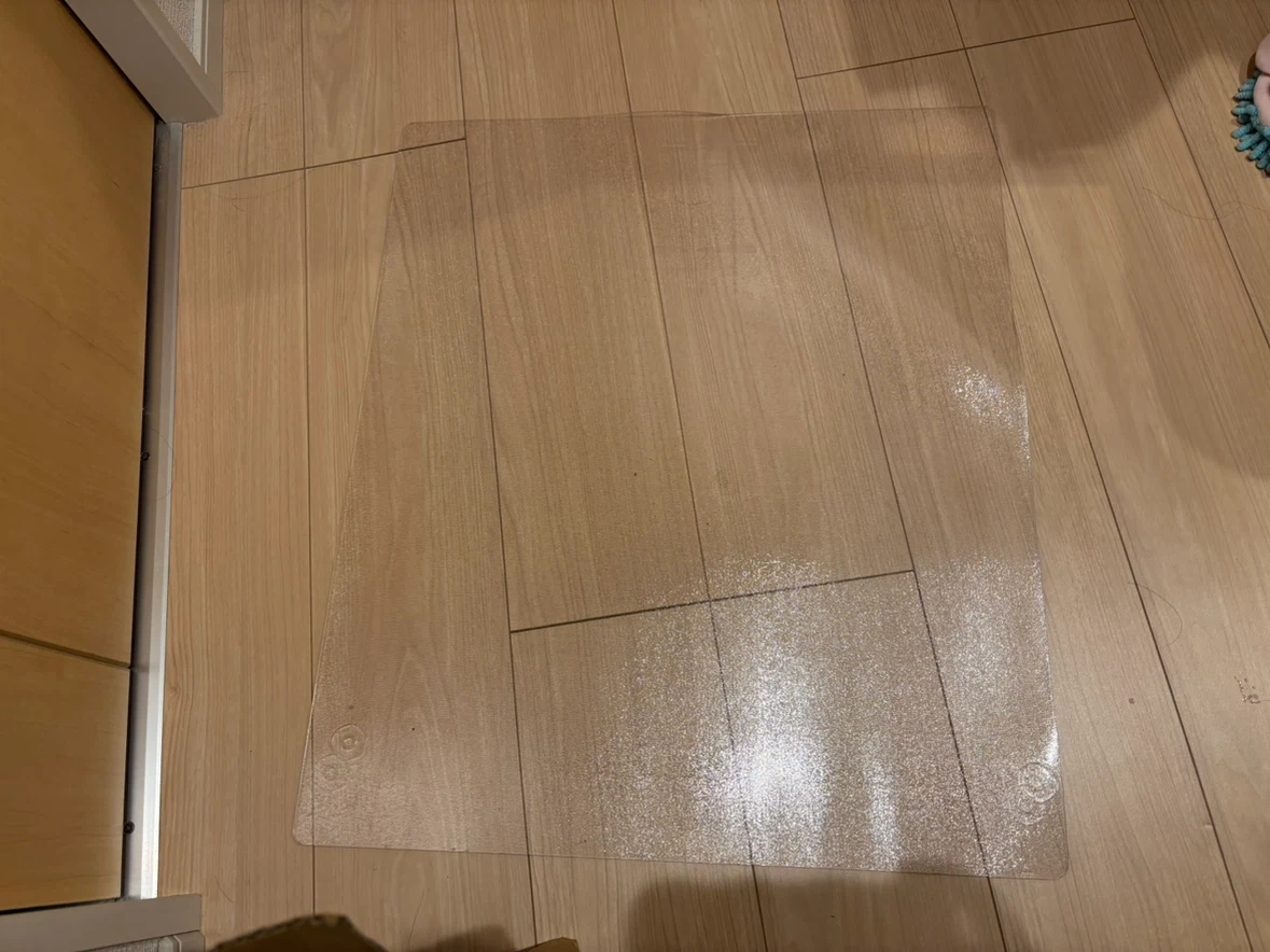 冷蔵庫用 透明キズ防止マット 53×62