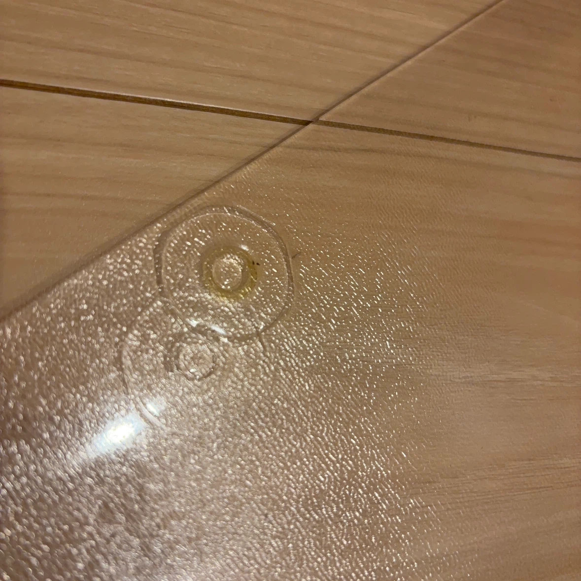 冷蔵庫用 透明キズ防止マット 53×62の写真2枚目