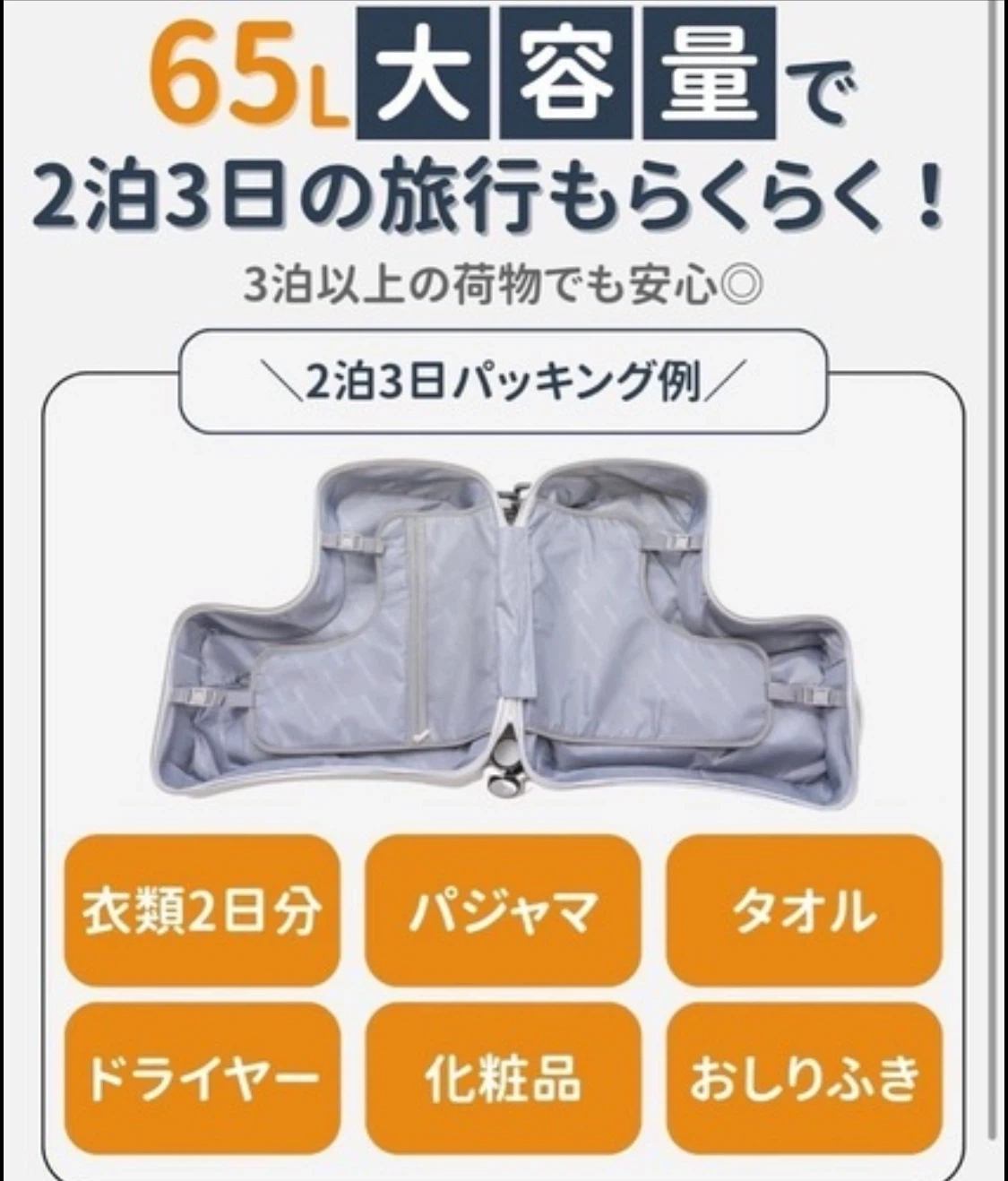 トラベルキッズ 乗れるスーツケースの写真4枚目