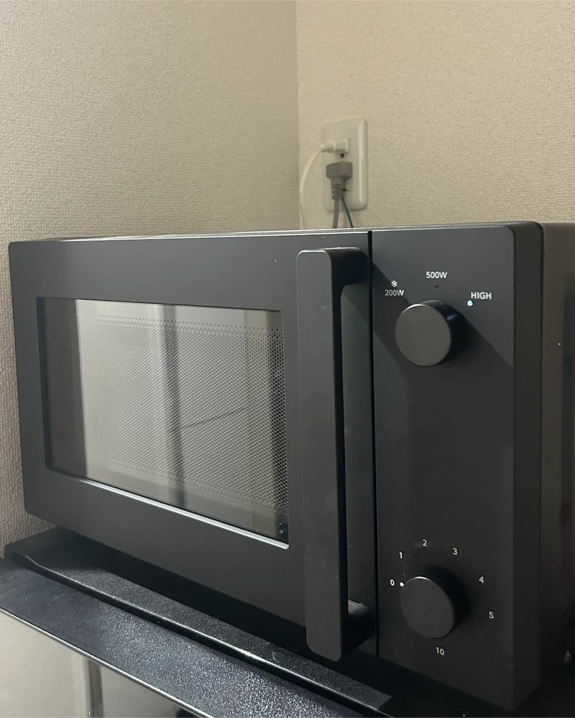 ツインバード 電子レンジ DR-E268B 2024年製の写真2枚目