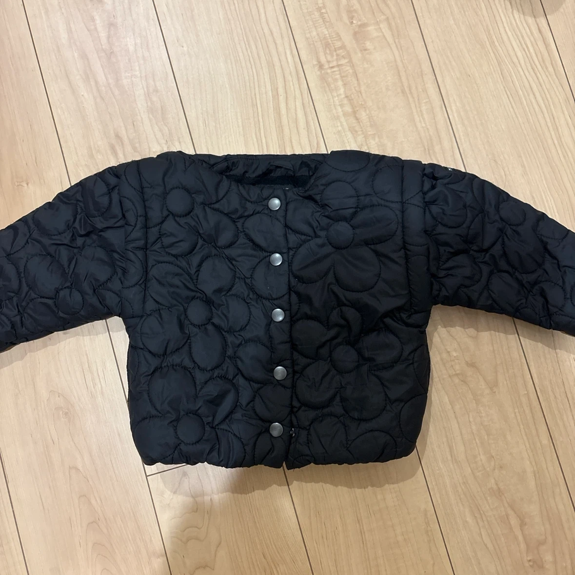 プティマイン 中綿ジャケット 黒 90cm
