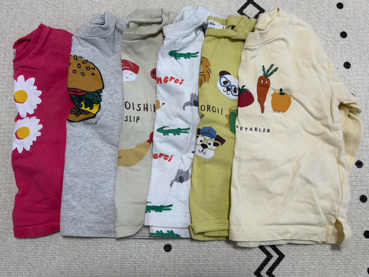 長袖Tシャツ 6枚セット