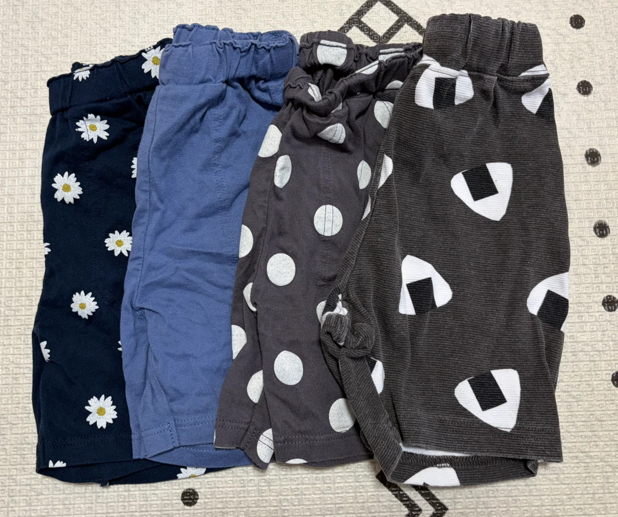 ベビー キッズ ハーフパンツ 4点セット