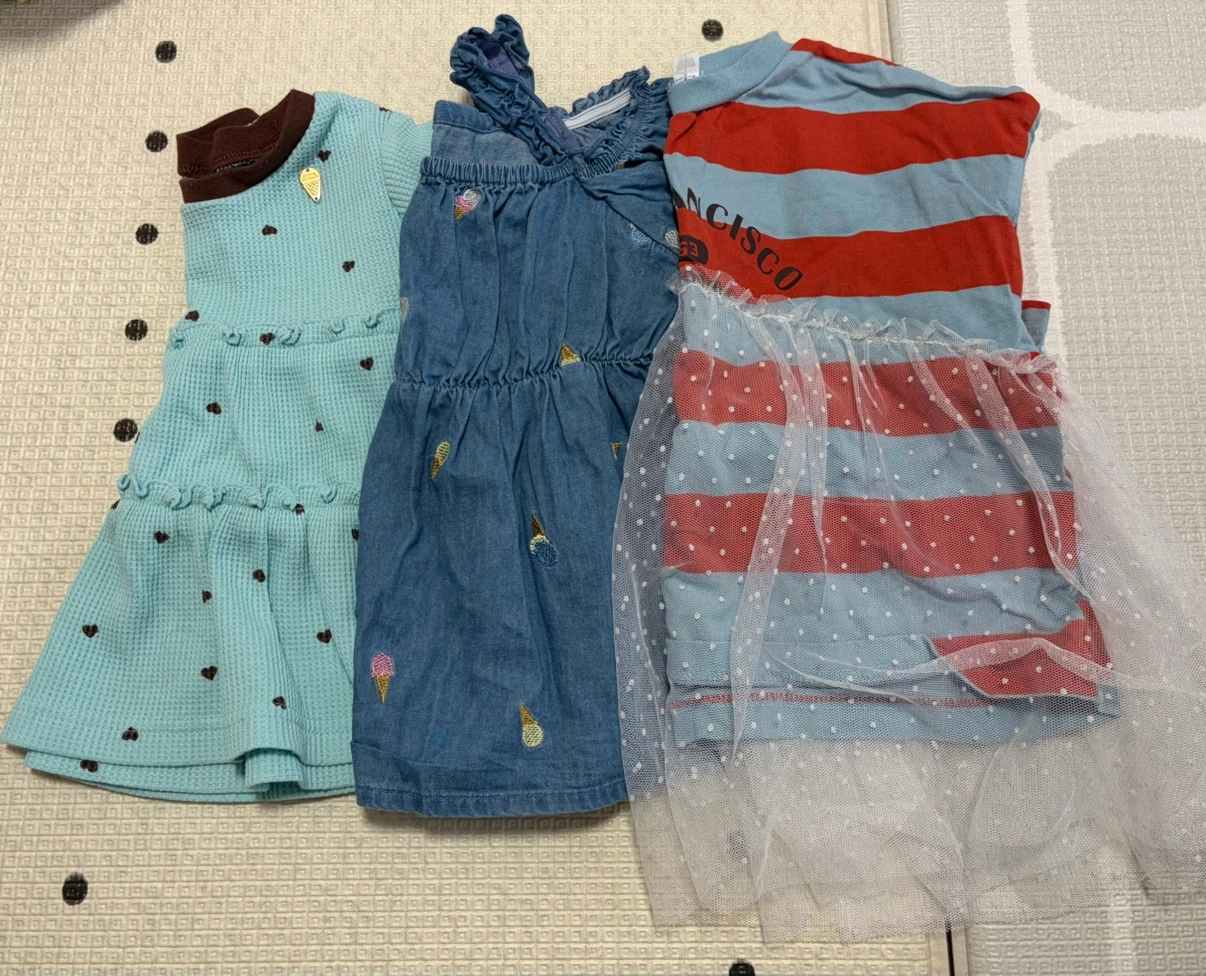 女の子トップス3枚セット
