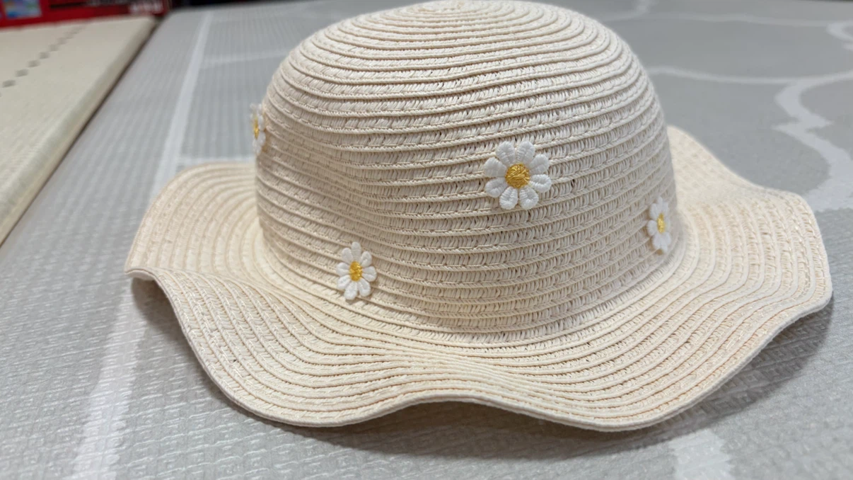 子供用帽子 50cm 花柄
