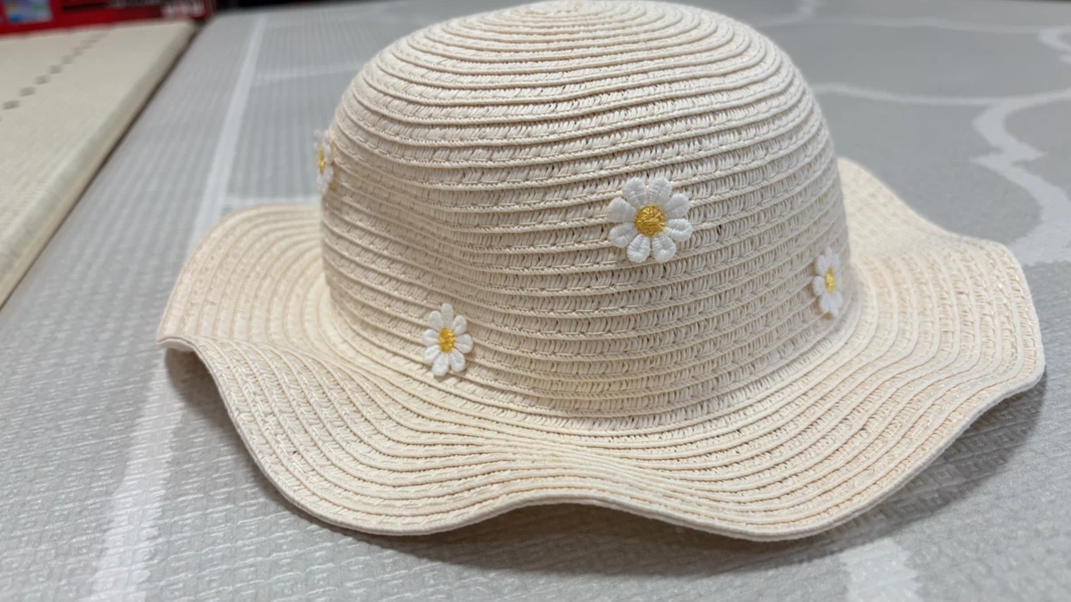 子供用帽子 50cm 花柄