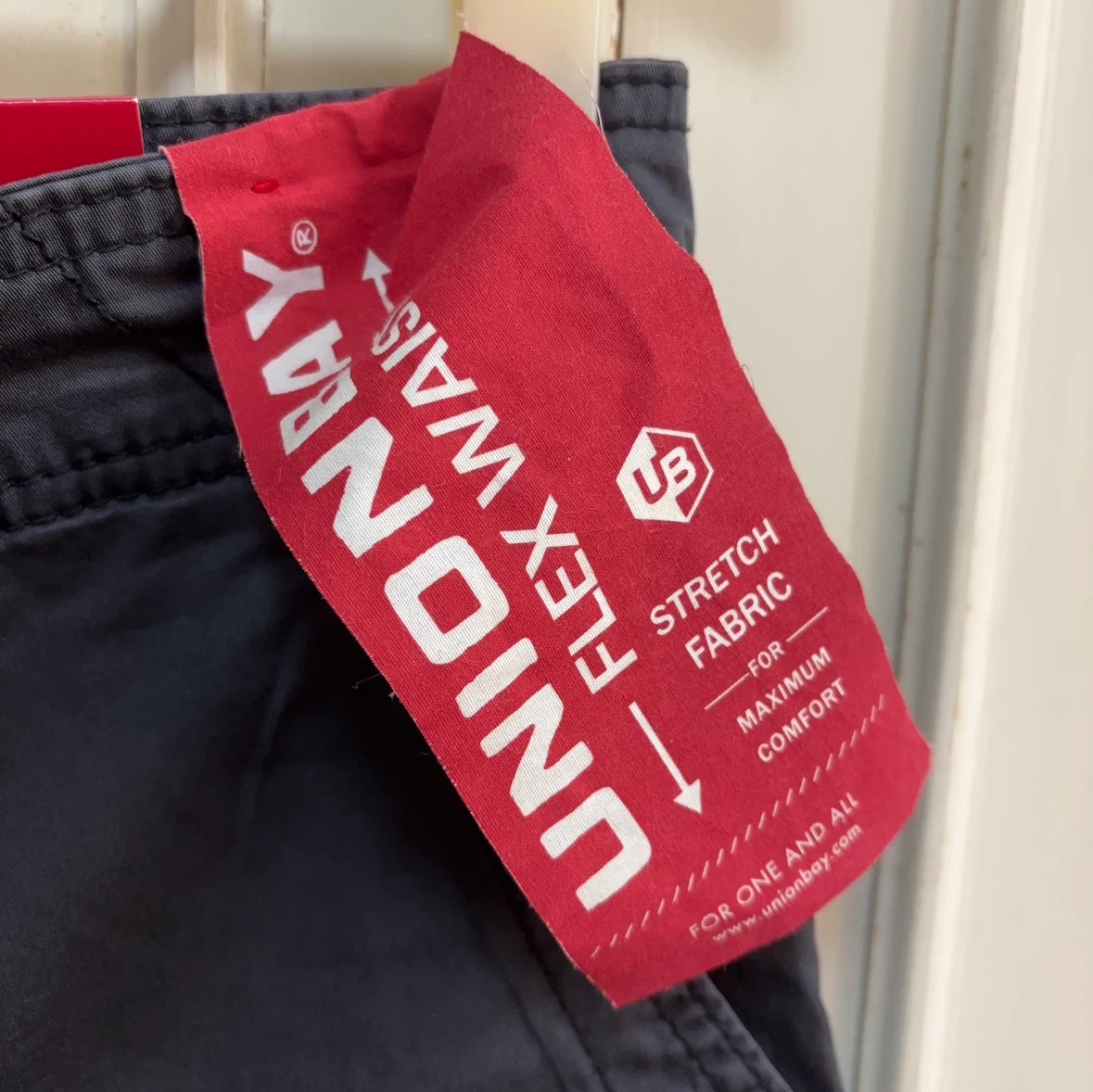 ユニオンベイ カーゴショートパンツ ダークグレー 90㎝の写真2枚目