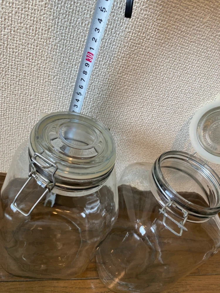 果実酒びん 2個の写真5枚目