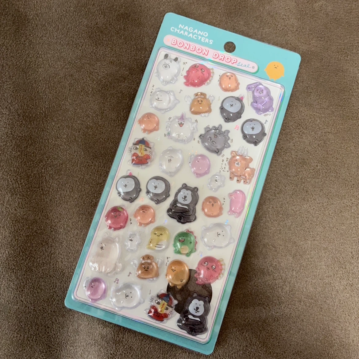 ナガノキャラクターズ ボンボンドロップシール