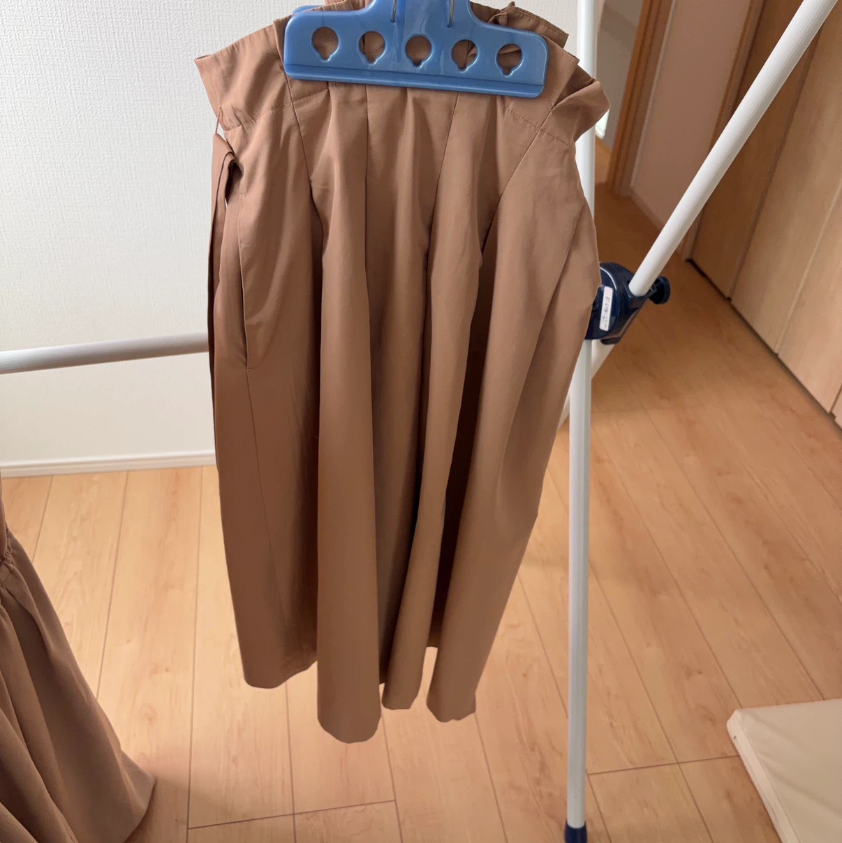 オフオン ギャザースカート ベージュ 40