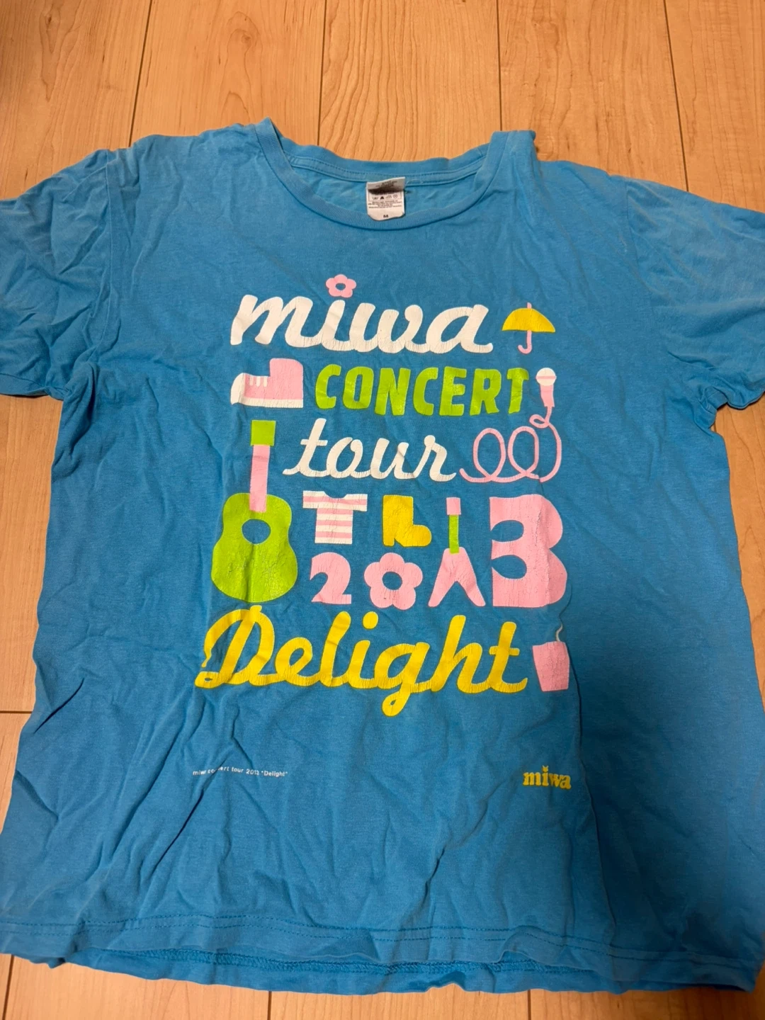 miwa コンサートツアーTシャツ 2013 ブルー M