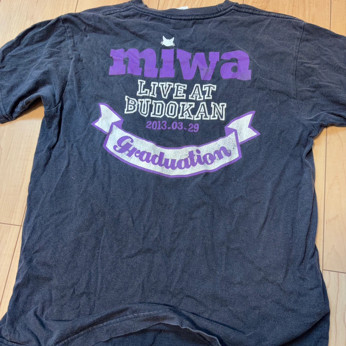 miwa ライブTシャツ 2013 武道館 黒の写真4枚目