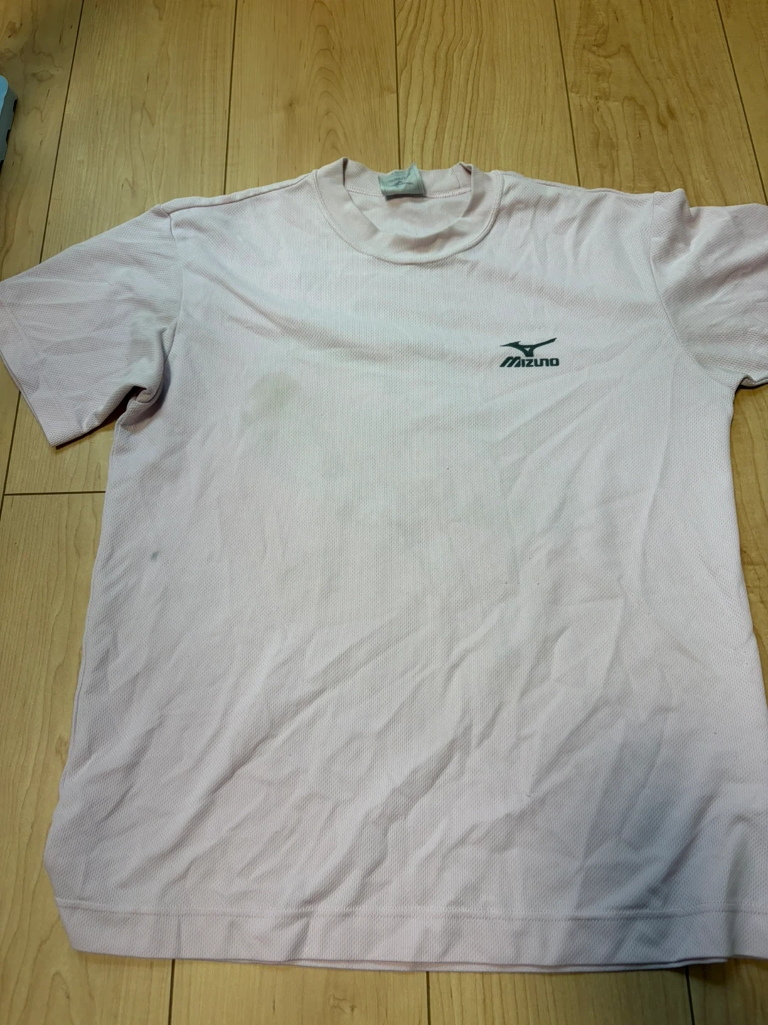 ミズノ Tシャツ 薄ピンク Sサイズ