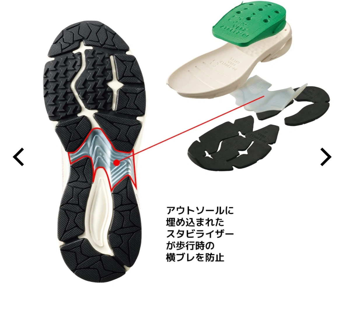 (11/25まで)ワークマン ハイバウンスバラストWALK 26.5cm EEE グレーの写真7枚目