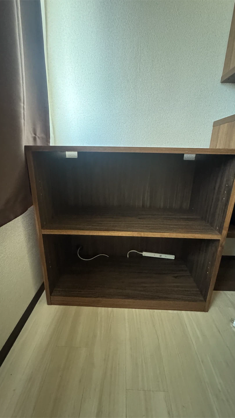 MUJI Wooden Shelf/無印良品木製 シェルフ（ウォールナット材）の写真2枚目