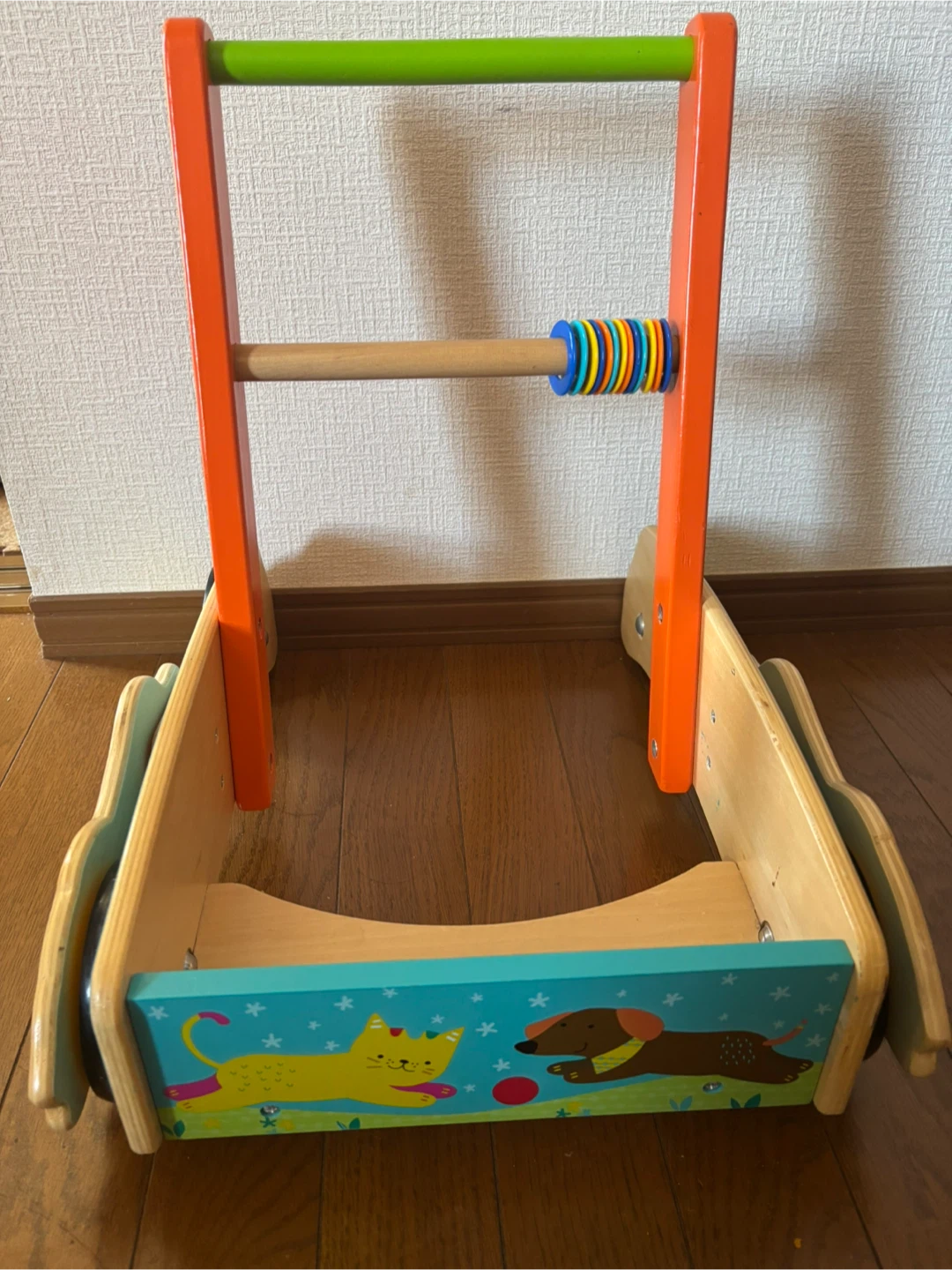 木製 手押し車 カタカタ 知育玩具の写真5枚目