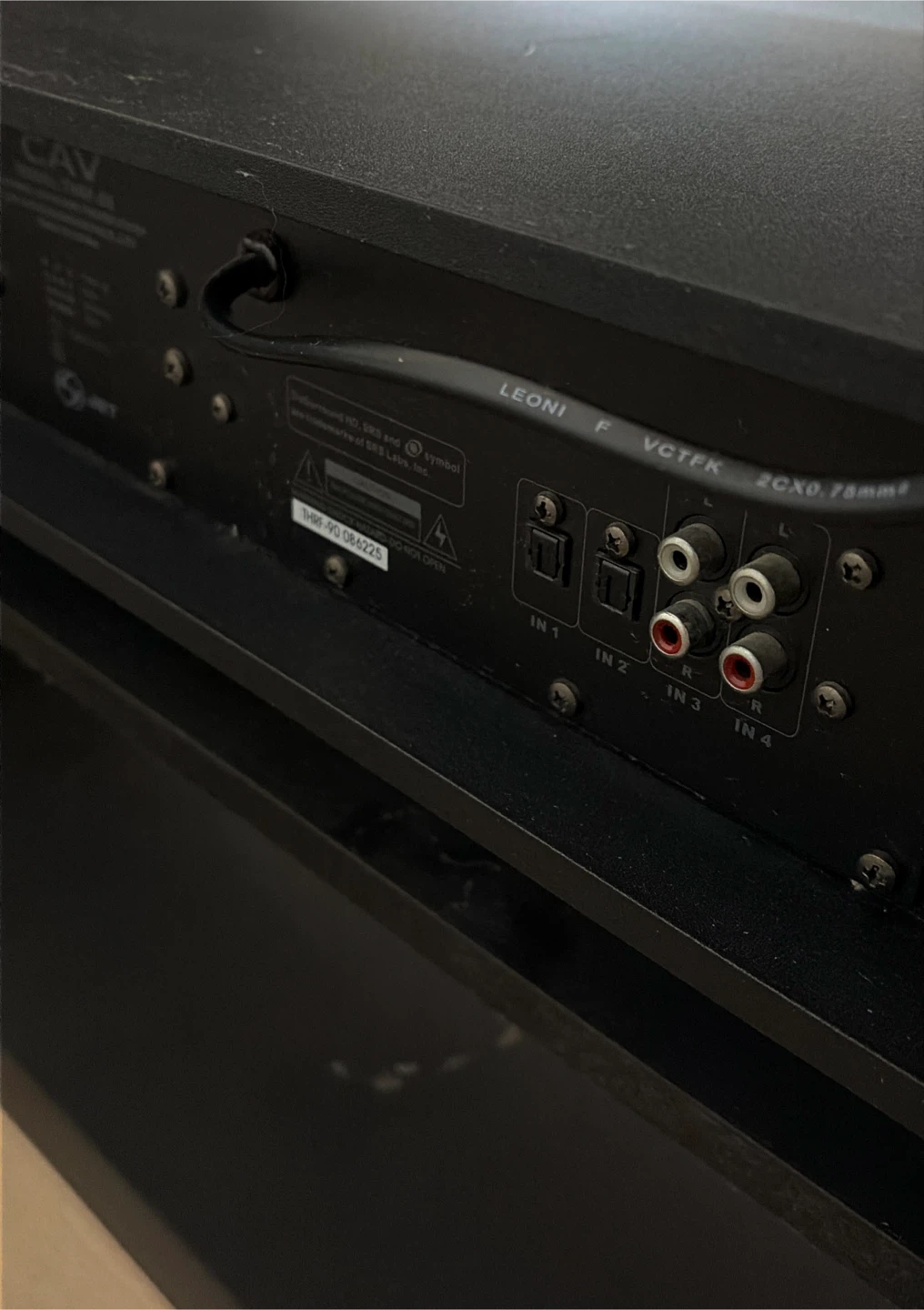 CAV ホームシアターシステム THRF-90の写真4枚目