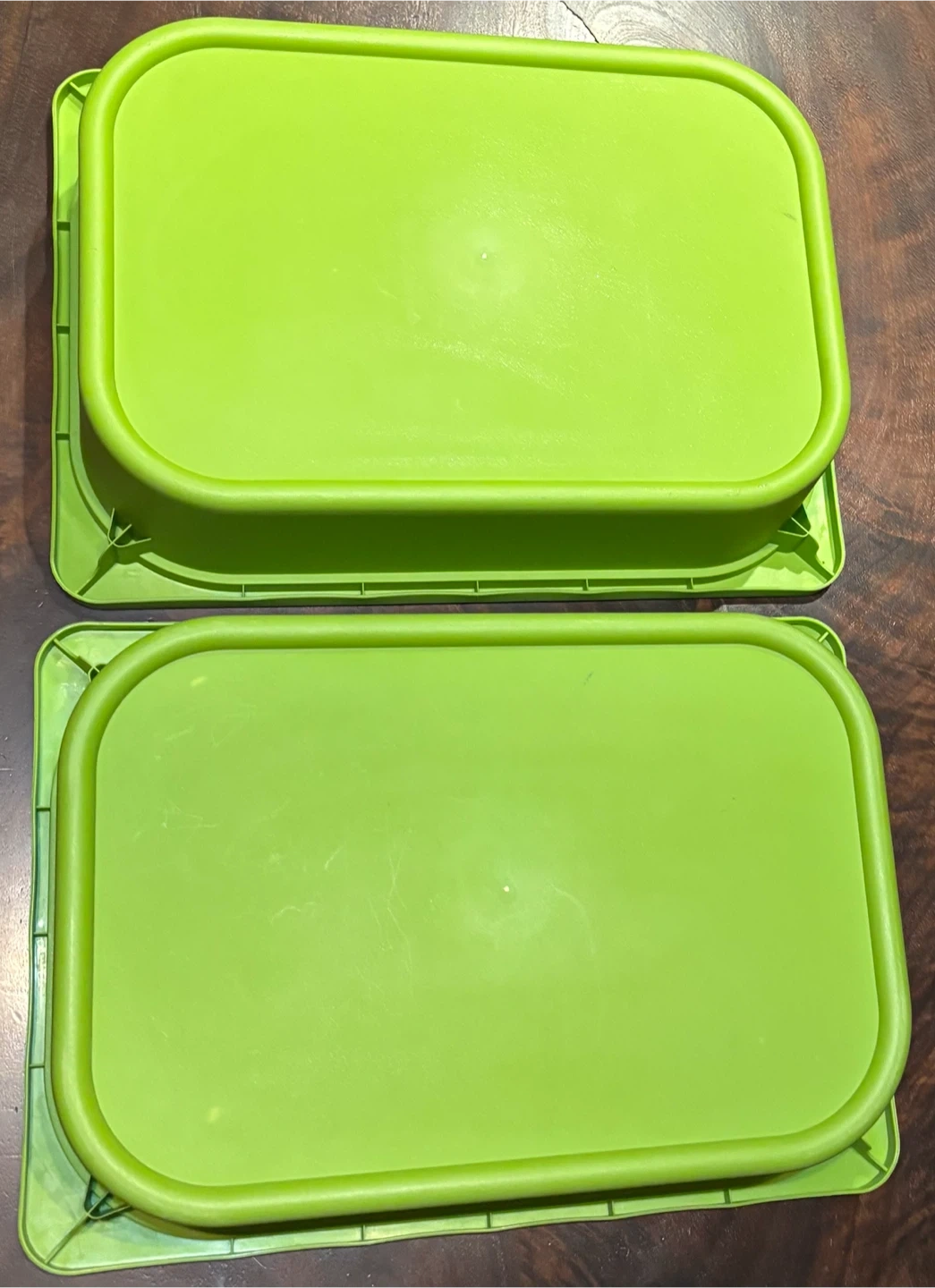 IKEA TROFAST 収納ボックス プラケース イケア トロファスト 引き出し グリーン 中古2個セットの写真2枚目