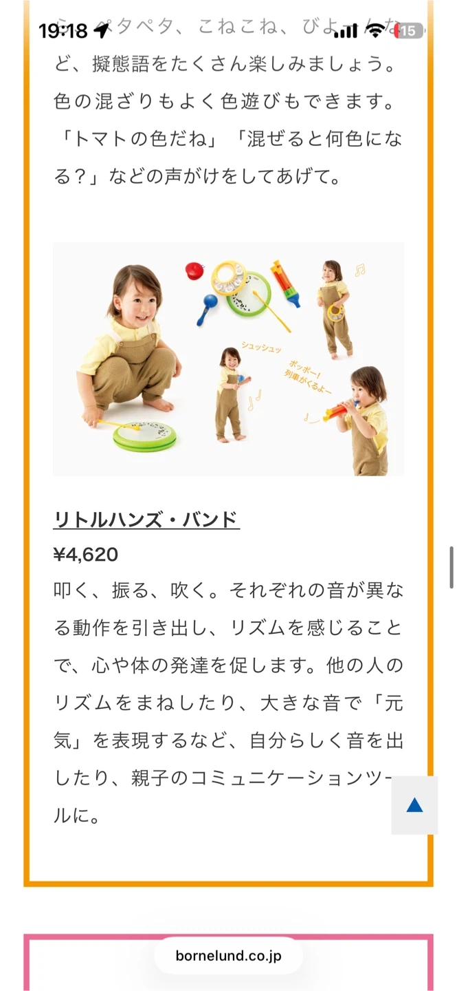 リトルハンズ・バンド タンバリンと太鼓のみの写真2枚目