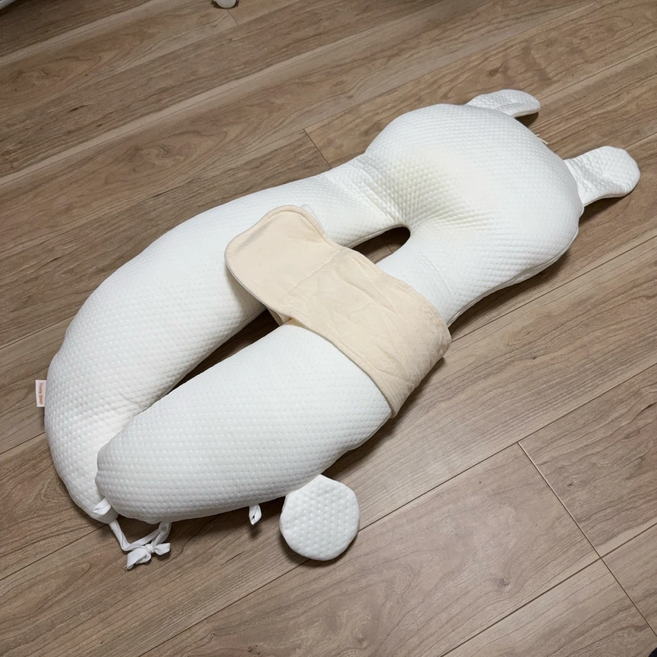 ユニスリープ ベビー枕 ウサギ 赤ちゃん枕寝返り帽子の写真2枚目