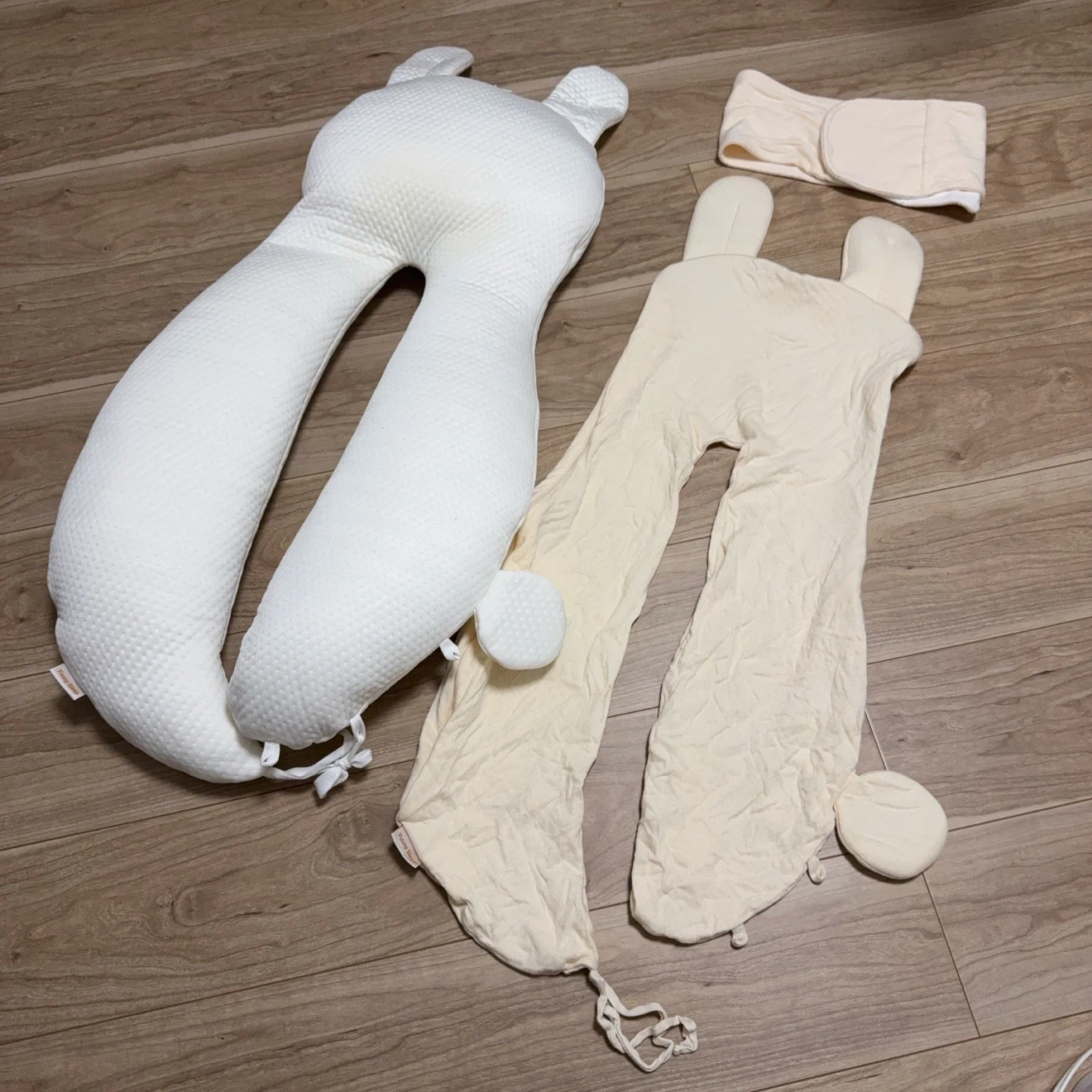 ユニスリープ ベビー枕 ウサギ 赤ちゃん枕寝返り帽子の写真4枚目
