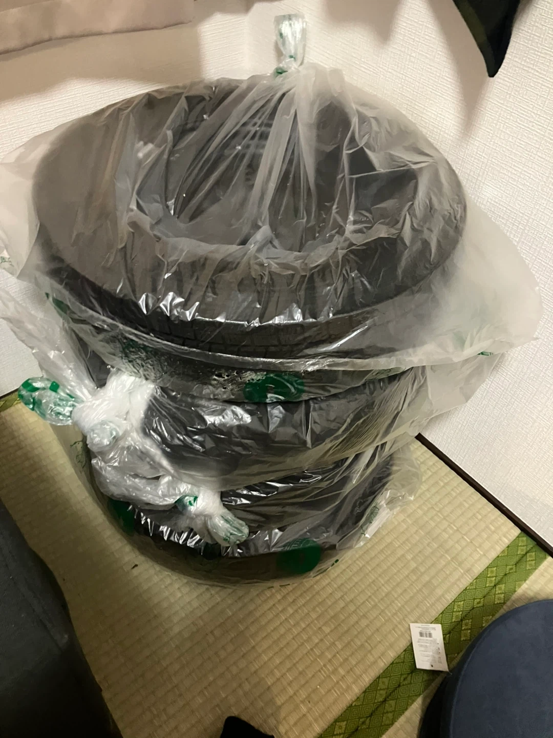 ダンロップ スタッドレス 145R12 6PR タイヤホイール4本セット