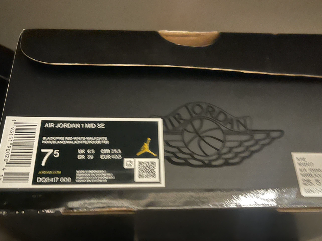 ナイキ エアジョーダン1 ミッド SE 25.5cmの写真9枚目