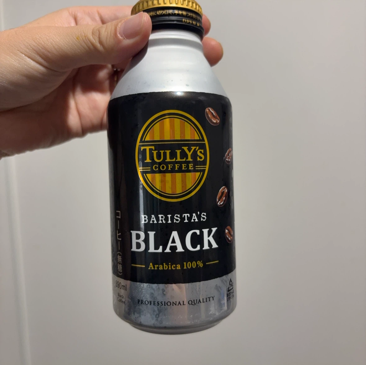 タリーズコーヒー バリスタズブラック 390ml