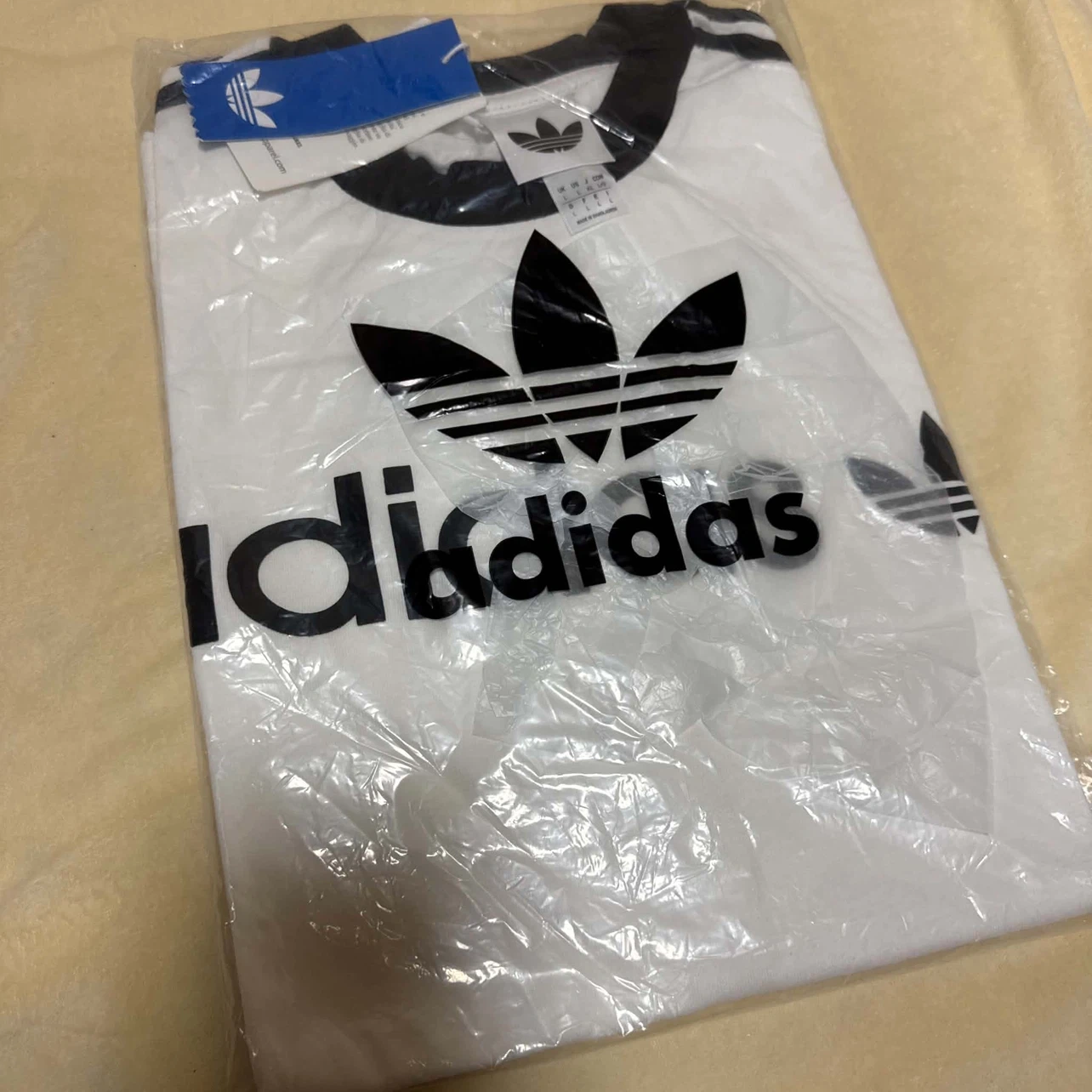 アディダス Tシャツ 白 メンズ Lの写真3枚目