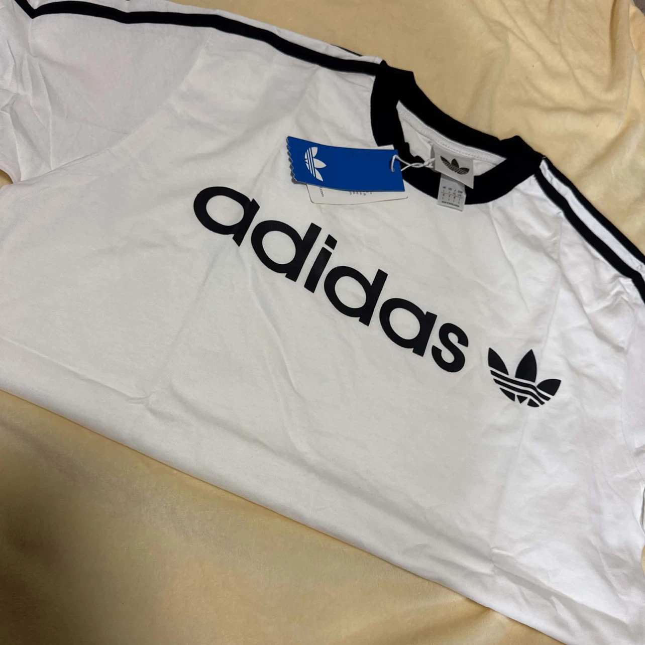 アディダス Tシャツ 白 メンズ Lの写真5枚目