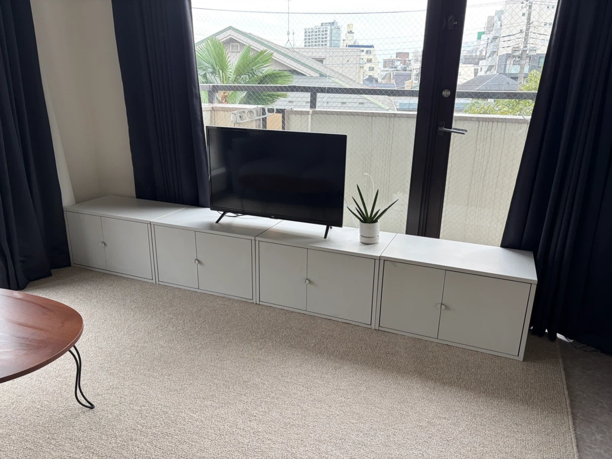 IKEA ホワイト 収納キャビネット 4個セット