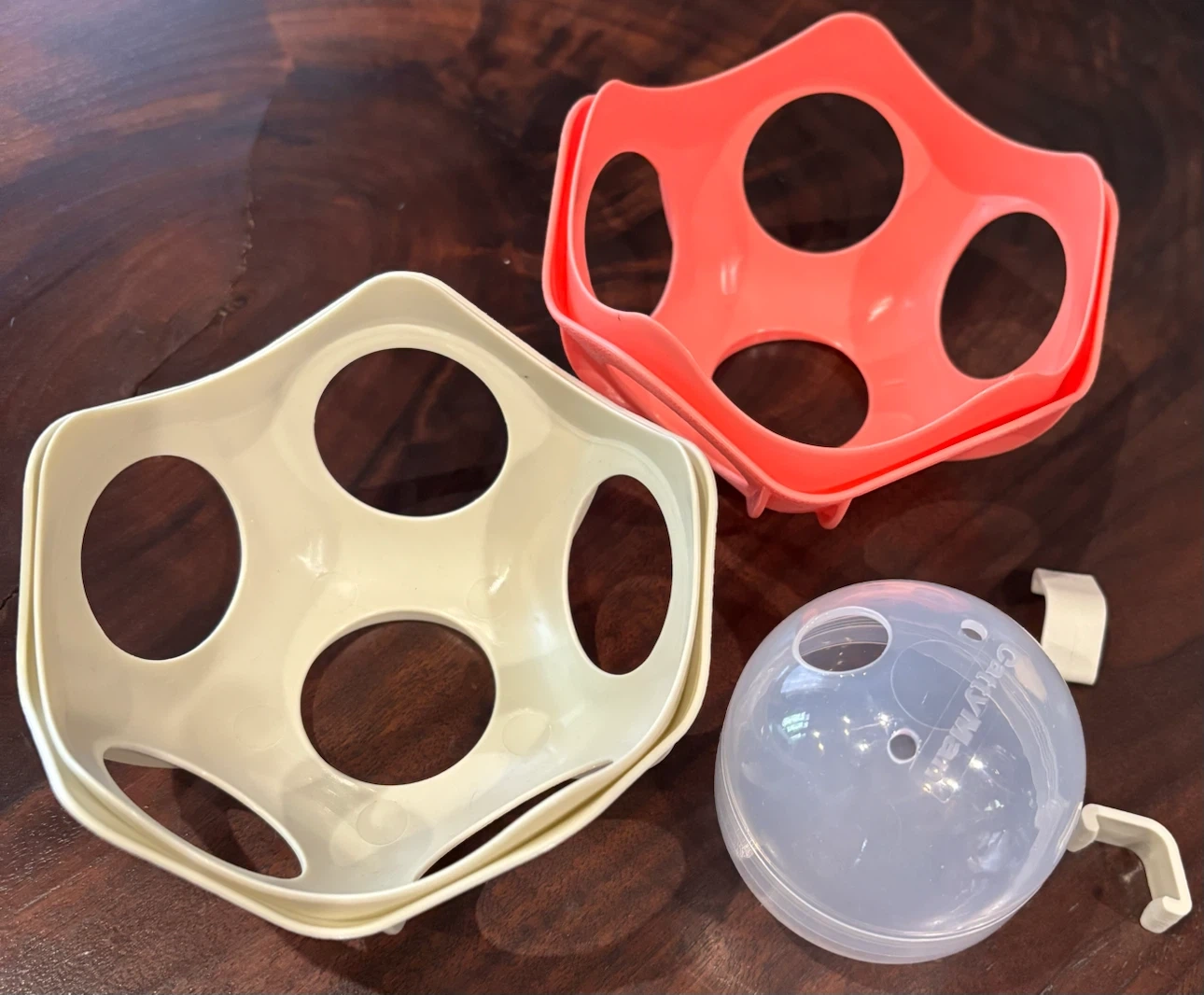 猫用知育トイ 猫用知育玩具 キャティーマン じゃれ猫 でるでる大玉ころがし 中古(箱付)の写真2枚目