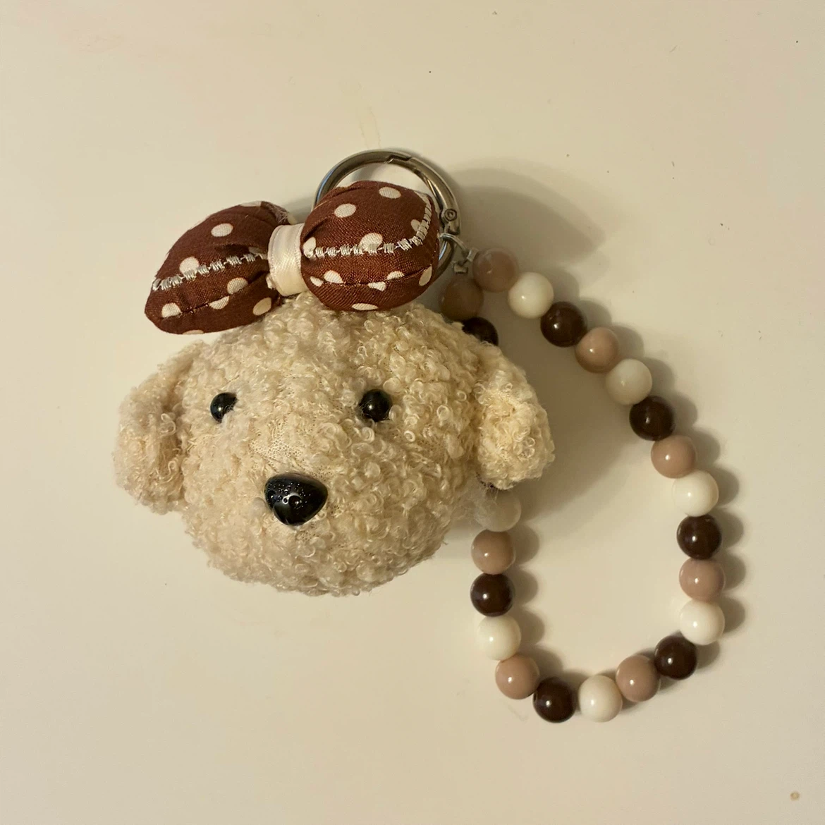 トイプードル ぬいぐるみバッグチャーム キーホルダー キーリング